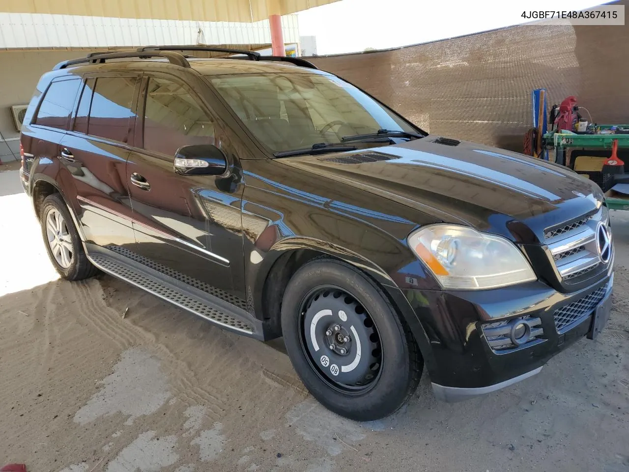 4JGBF71E48A367415 2008 Mercedes-Benz Gl 450 4Matic