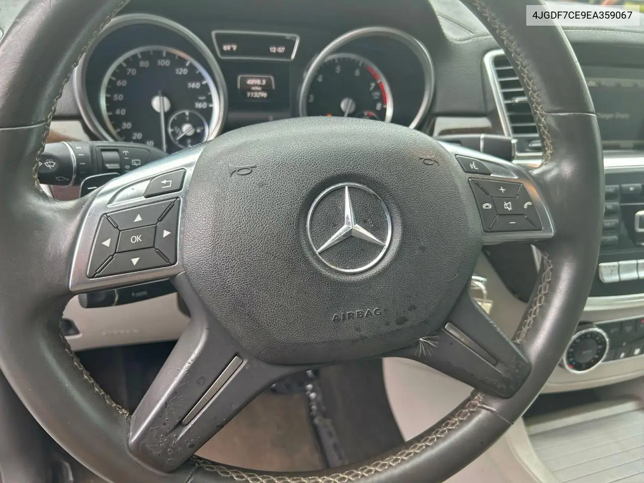 4JGDF7CE9EA359067 2014 Mercedes-Benz Gl 450 4Matic