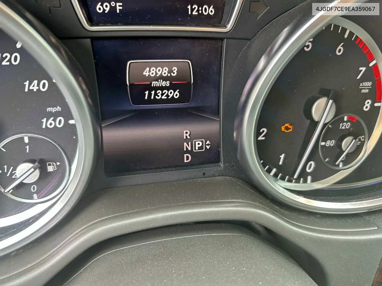 4JGDF7CE9EA359067 2014 Mercedes-Benz Gl 450 4Matic