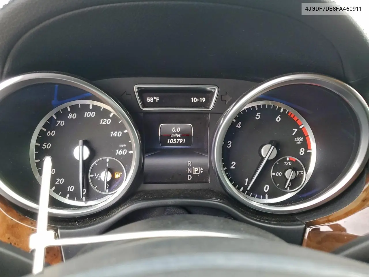 4JGDF7DE8FA460911 2015 Mercedes-Benz Gl 550 4Matic