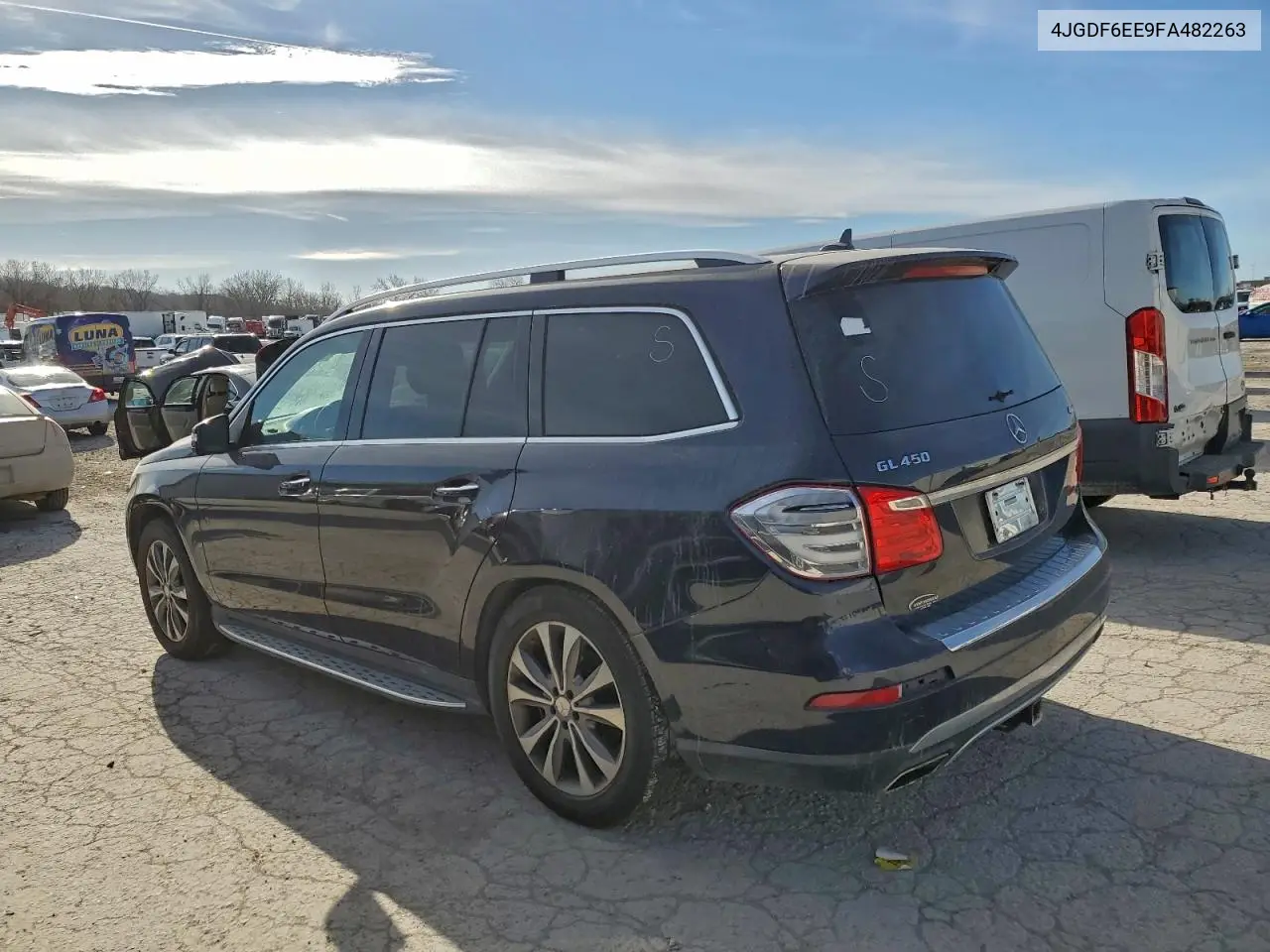 4JGDF6EE9FA482263 2015 Mercedes-Benz Gl 450 4Matic
