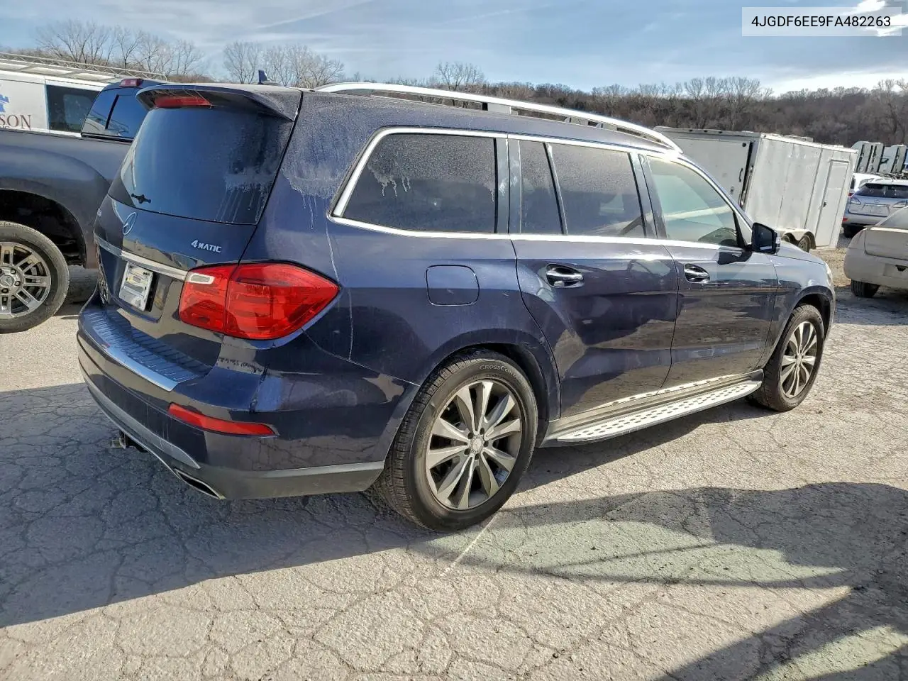 4JGDF6EE9FA482263 2015 Mercedes-Benz Gl 450 4Matic