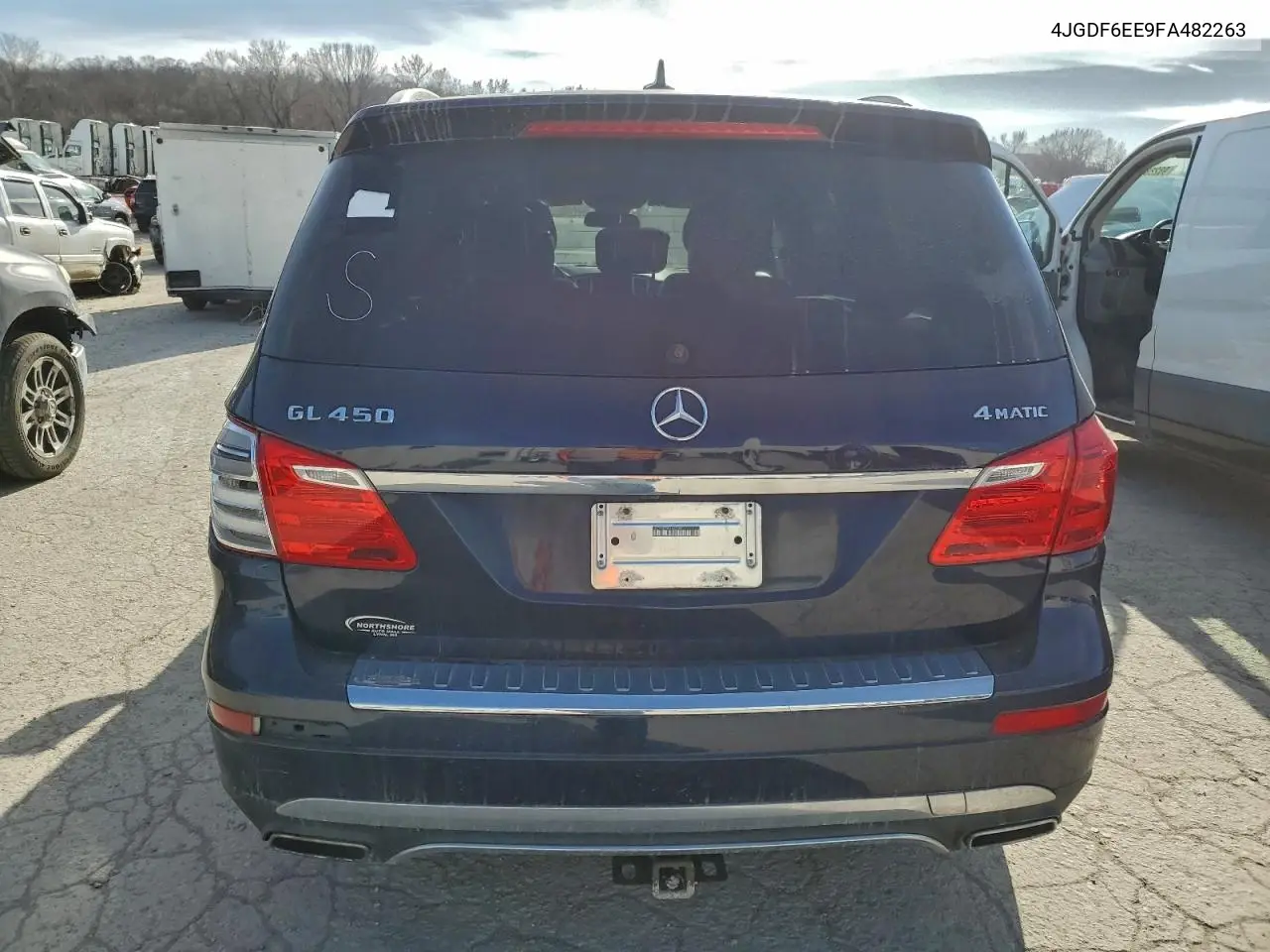 4JGDF6EE9FA482263 2015 Mercedes-Benz Gl 450 4Matic