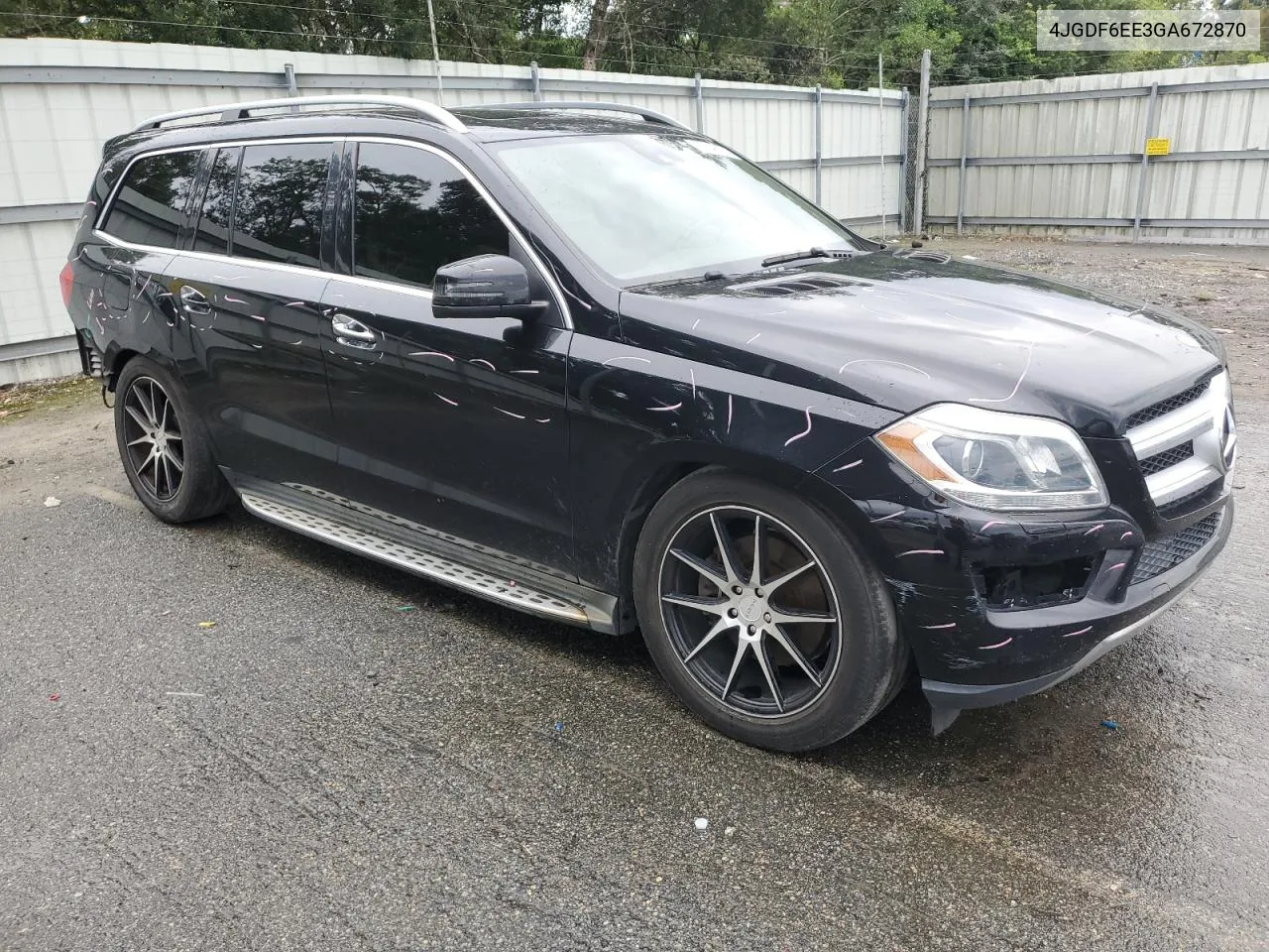 4JGDF6EE3GA672870 2016 Mercedes-Benz Gl 450 4Matic