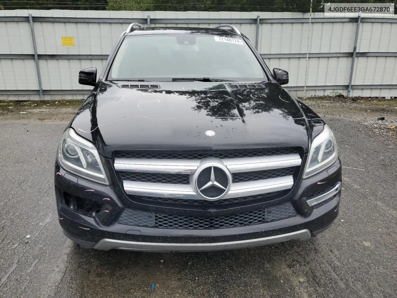 4JGDF6EE3GA672870 2016 Mercedes-Benz Gl 450 4Matic