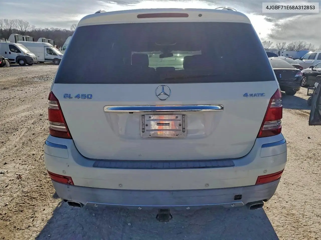 4JGBF71E68A312853 2008 Mercedes Benz Gl 450 4Matic