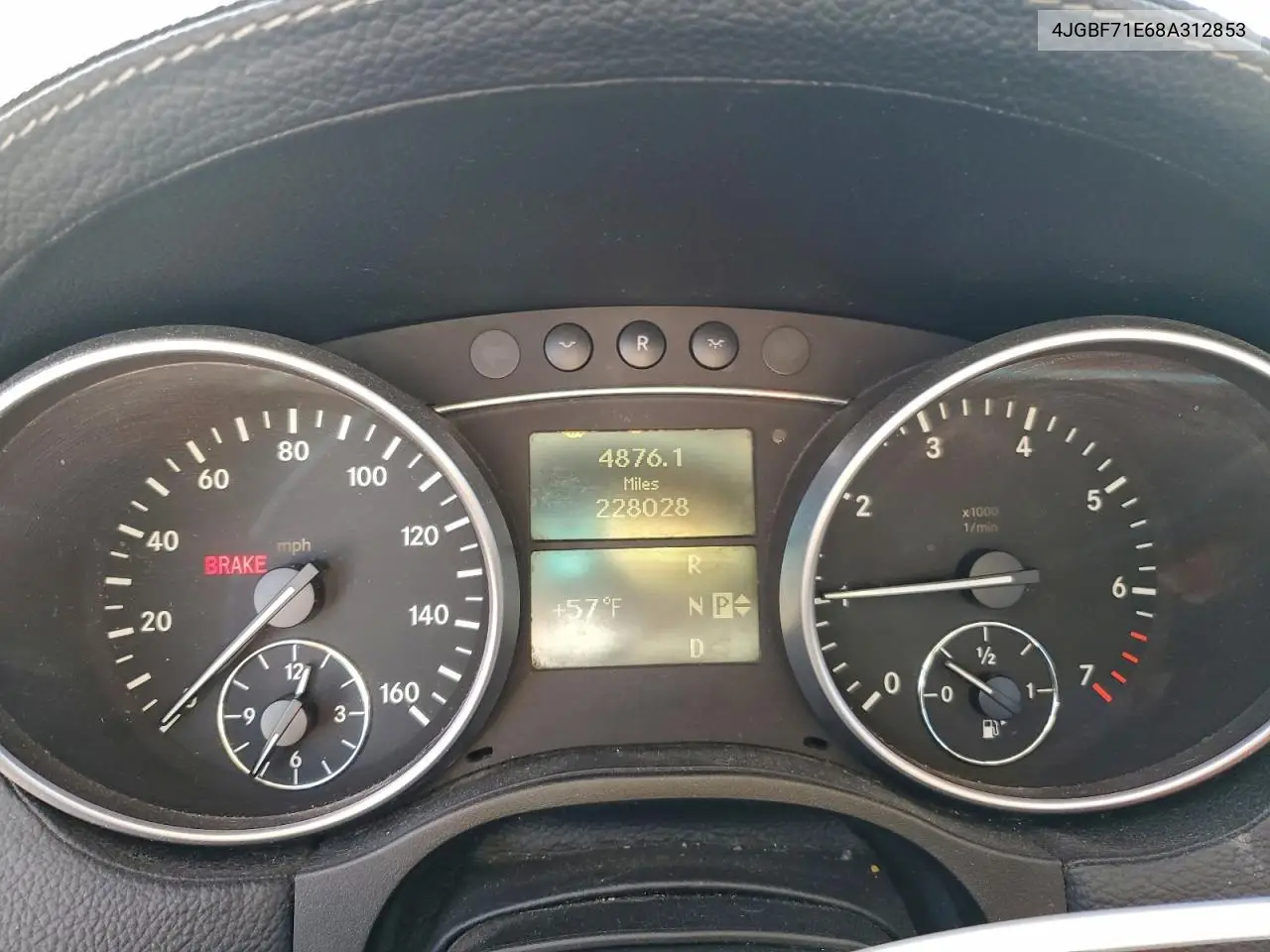 4JGBF71E68A312853 2008 Mercedes Benz Gl 450 4Matic