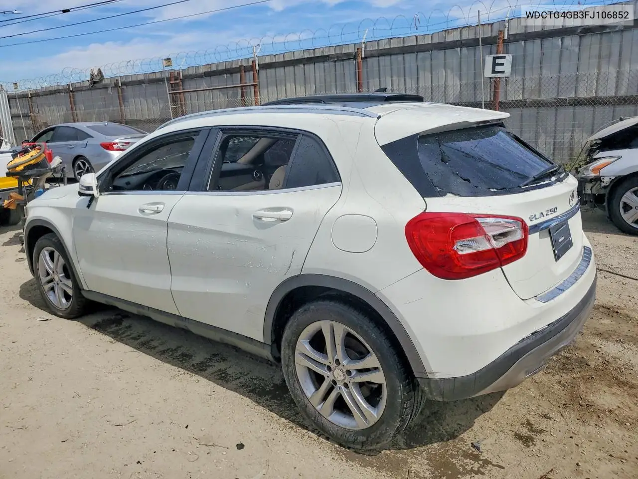 WDCTG4GB3FJ106852 2015 Mercedes-Benz Gla 250 4Matic