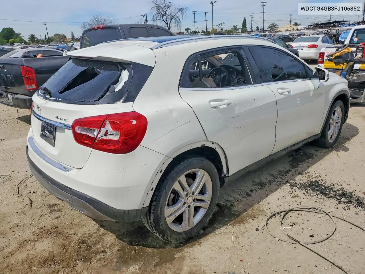 WDCTG4GB3FJ106852 2015 Mercedes-Benz Gla 250 4Matic