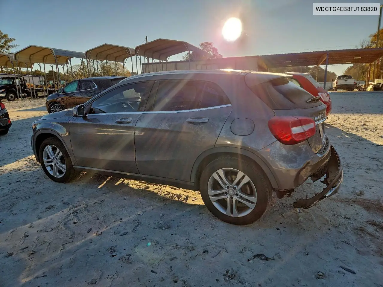 WDCTG4EB8FJ183820 2015 Mercedes-Benz Gla 250