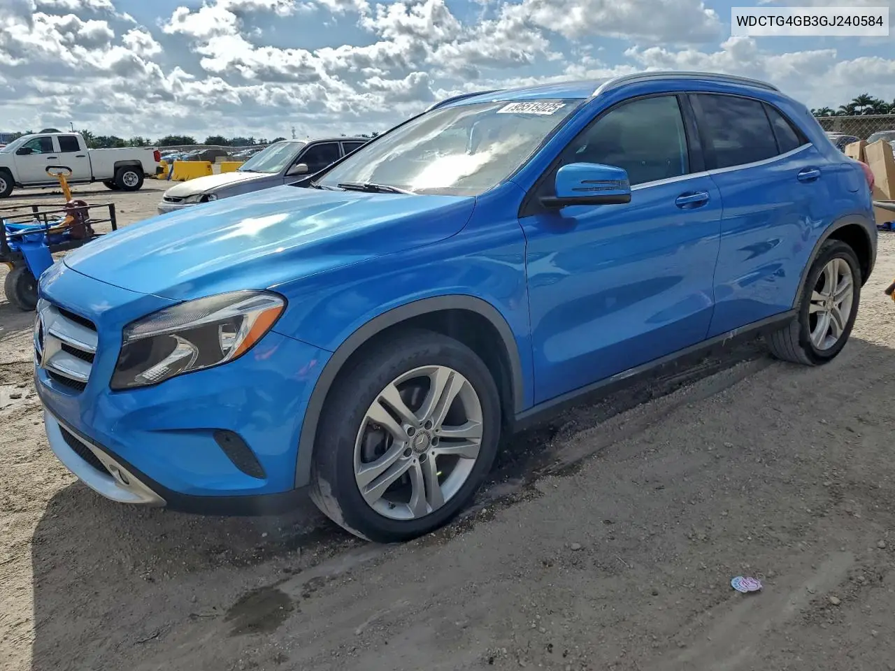 WDCTG4GB3GJ240584 2016 Mercedes-Benz Gla 250 4Matic