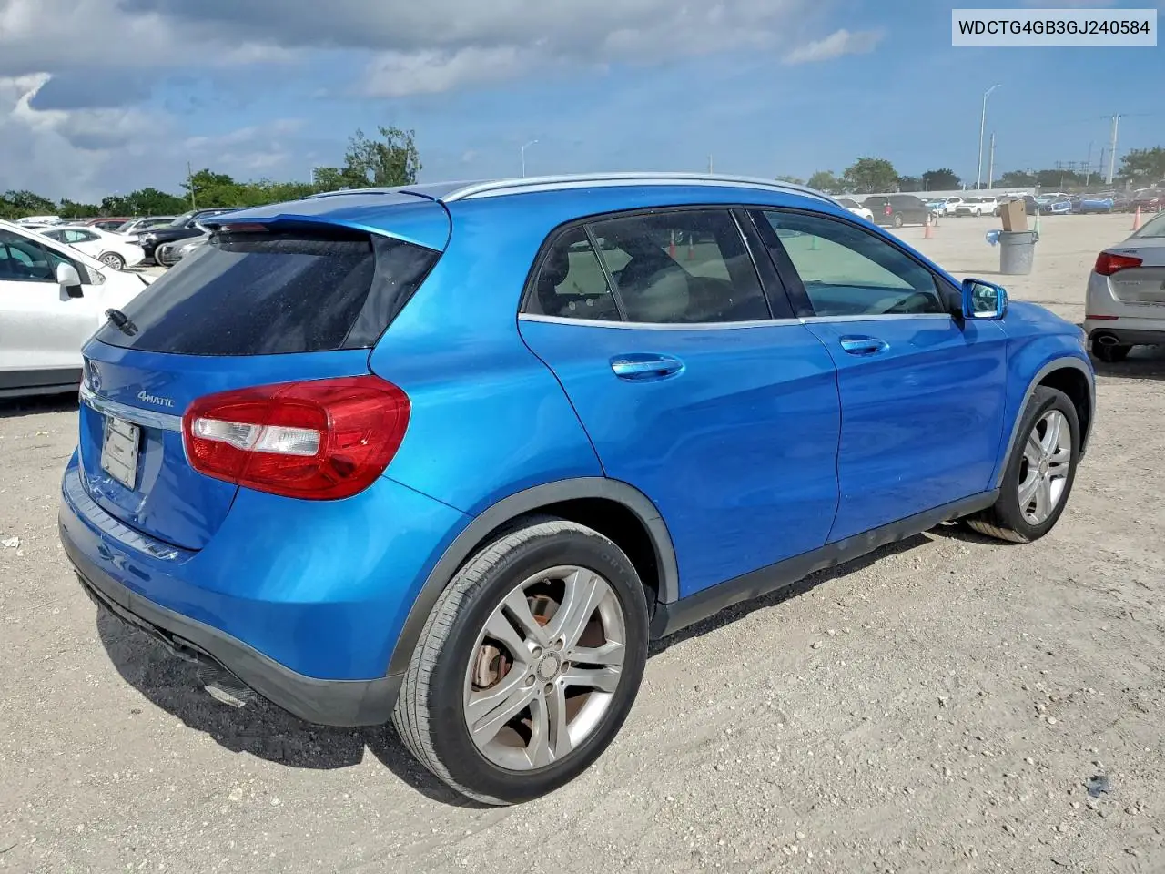 WDCTG4GB3GJ240584 2016 Mercedes-Benz Gla 250 4Matic