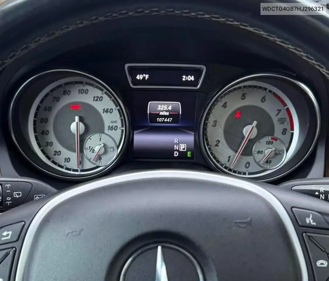 WDCTG4GB7HJ296321 2017 Mercedes-Benz Gla 250 4Matic
