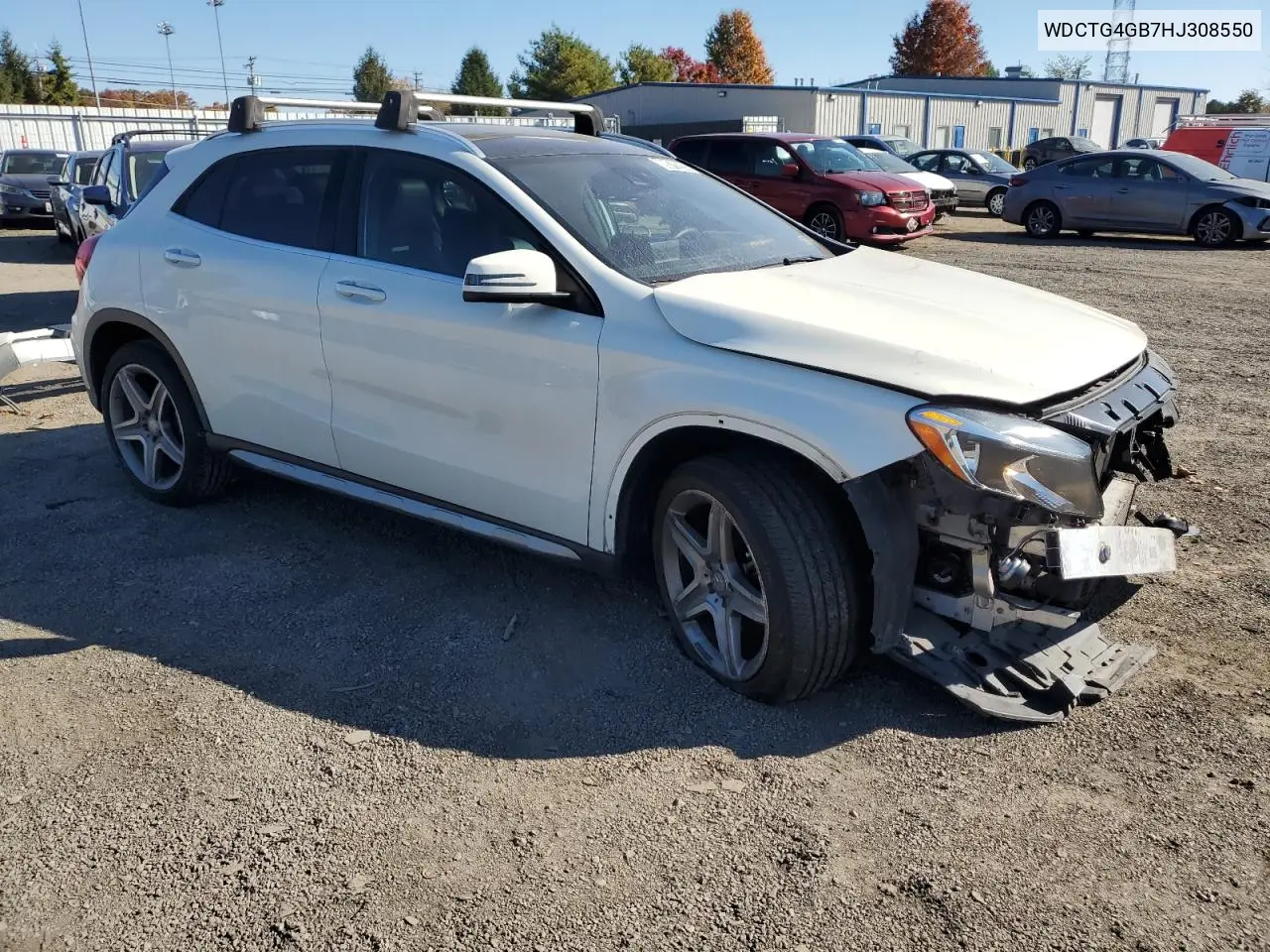 WDCTG4GB7HJ308550 2017 Mercedes-Benz Gla 250 4Matic