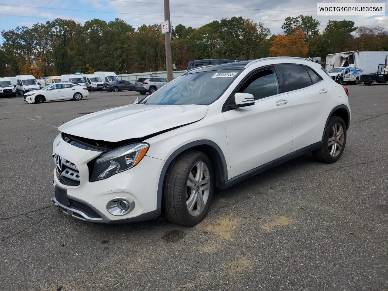 WDCTG4GB4KJ630568 2019 Mercedes-Benz Gla 250 4Matic