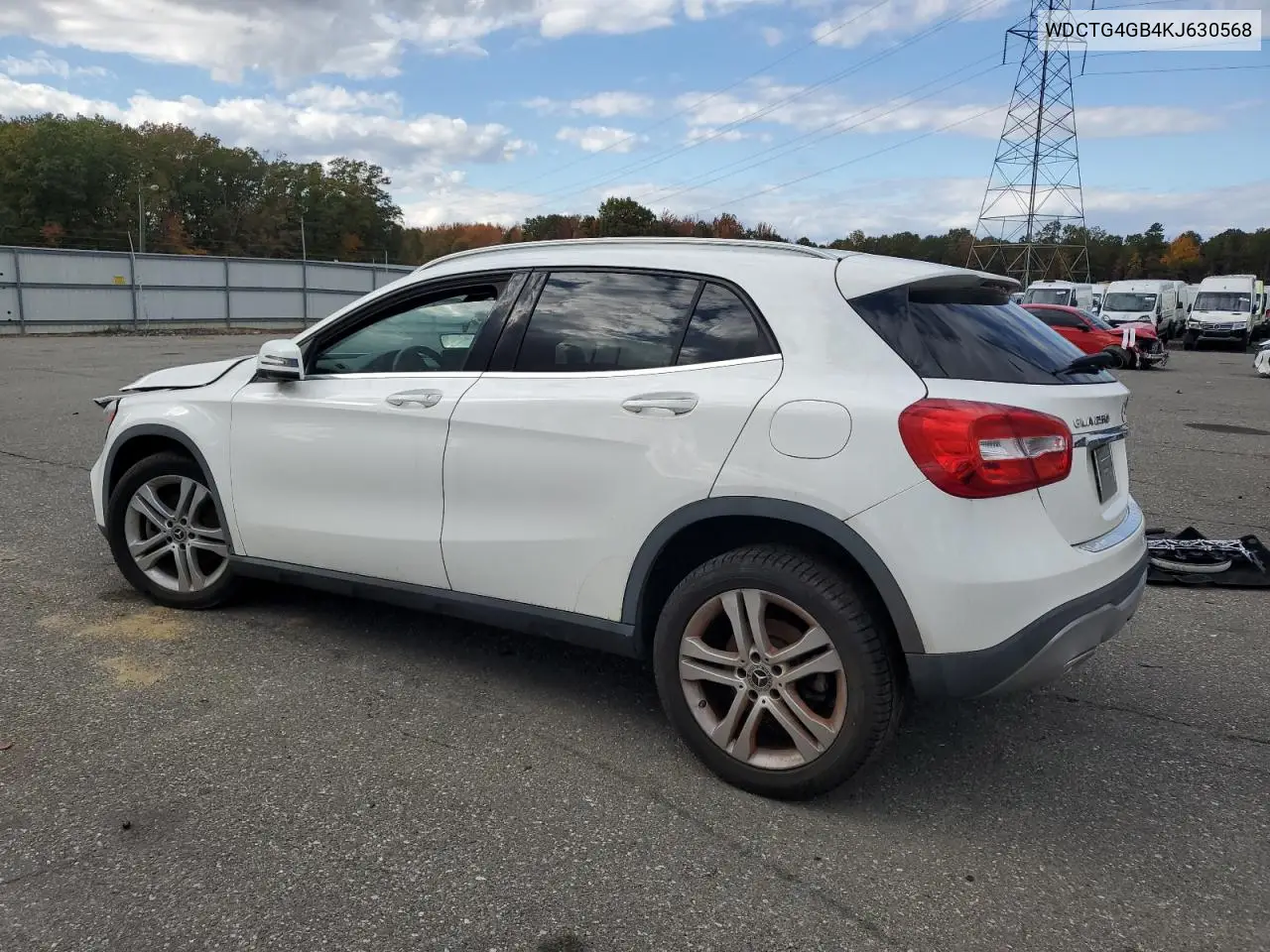 WDCTG4GB4KJ630568 2019 Mercedes-Benz Gla 250 4Matic