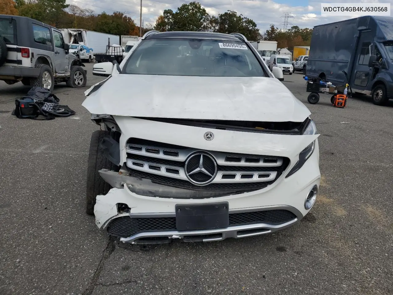 WDCTG4GB4KJ630568 2019 Mercedes-Benz Gla 250 4Matic