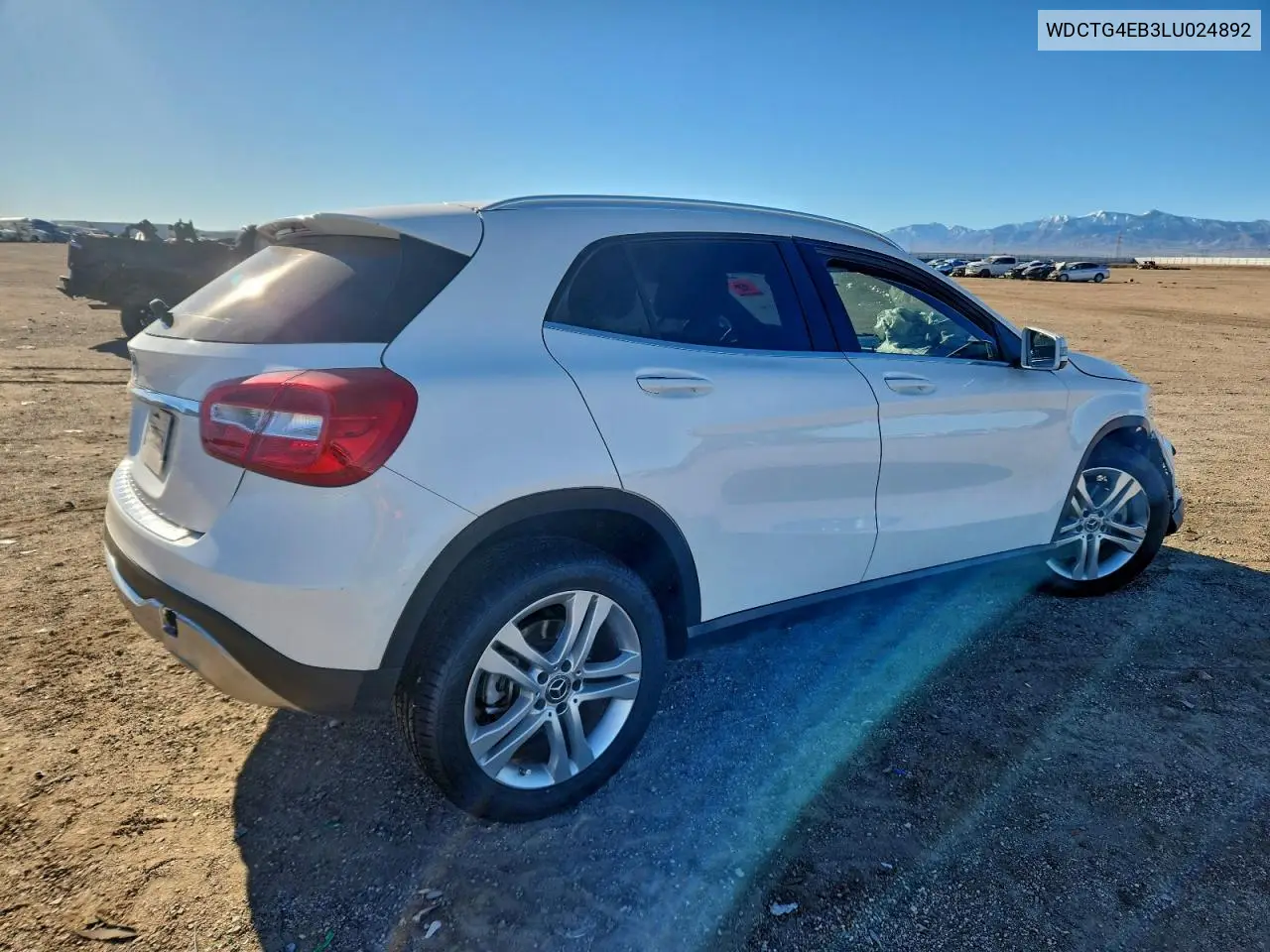 WDCTG4EB3LU024892 2020 Mercedes-Benz Gla 250