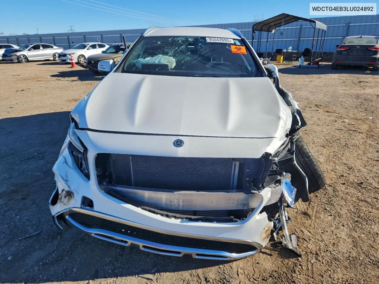 WDCTG4EB3LU024892 2020 Mercedes-Benz Gla 250