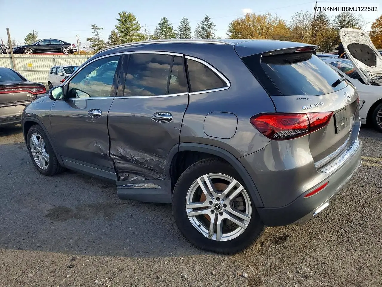 W1N4N4HB8MJ122582 2021 Mercedes-Benz Gla 250 4Matic