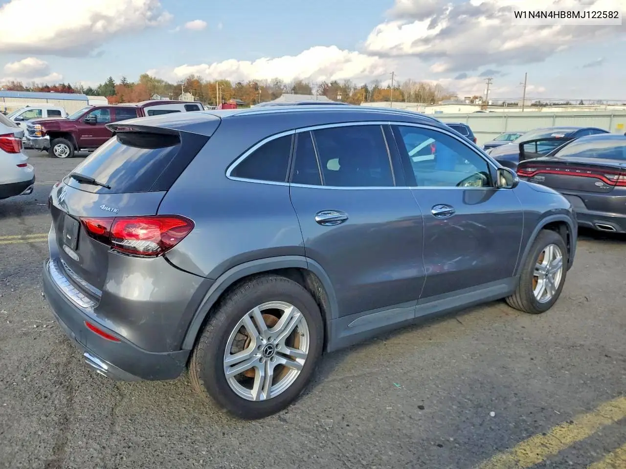 W1N4N4HB8MJ122582 2021 Mercedes-Benz Gla 250 4Matic