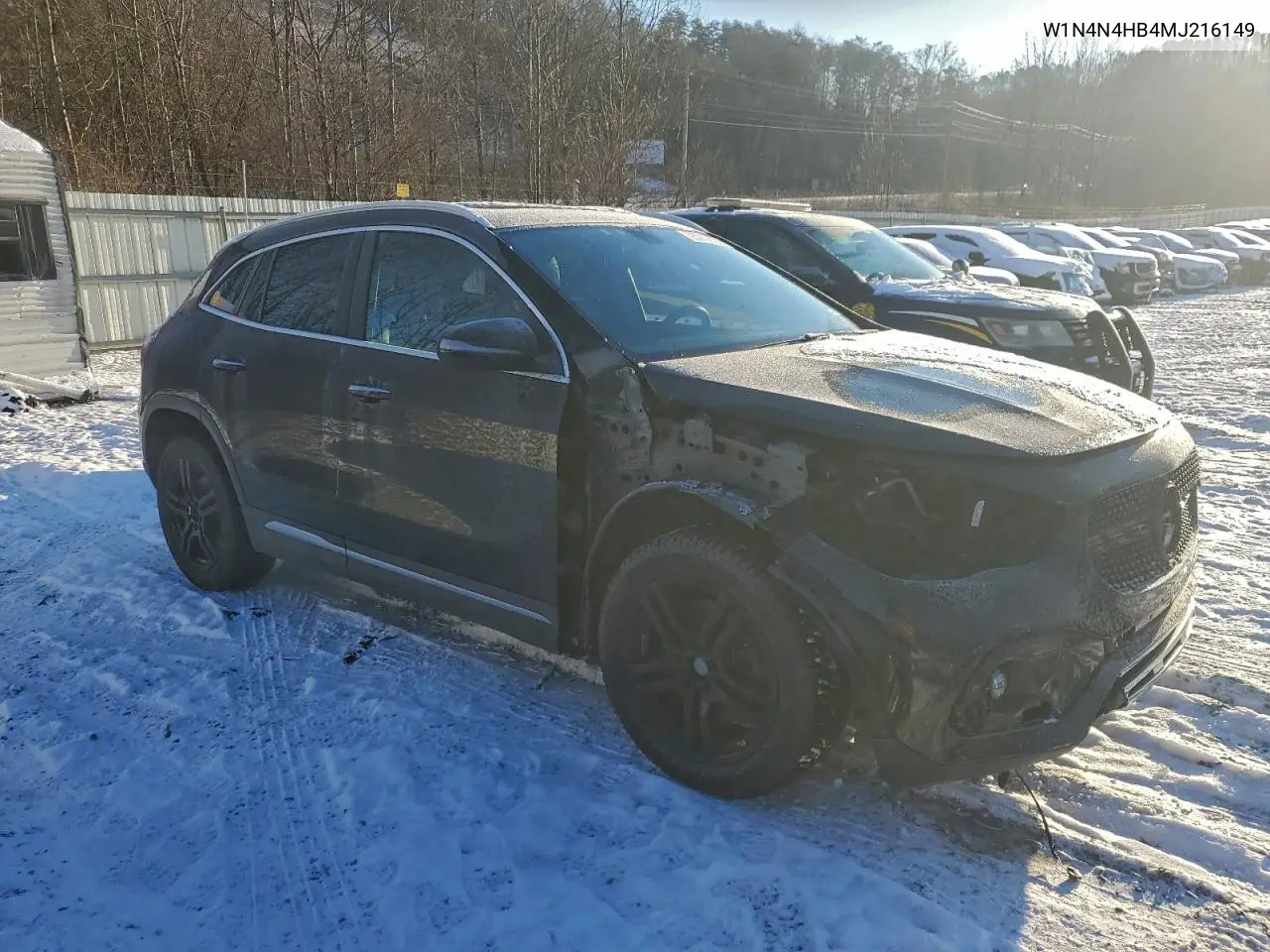 W1N4N4HB4MJ216149 2021 Mercedes-Benz Gla 250 4Matic