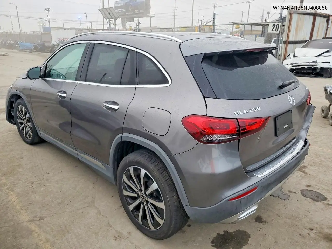 W1N4N4HB5NJ408858 2022 Mercedes-Benz Gla 250 4Matic
