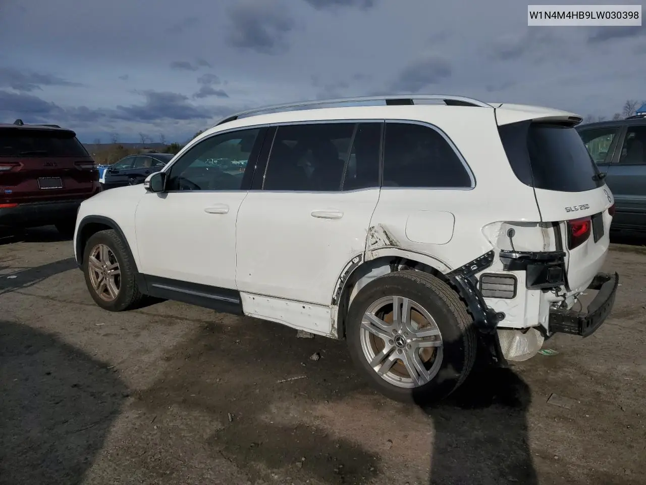 W1N4M4HB9LW030398 2020 Mercedes-Benz Glb 250 4Matic