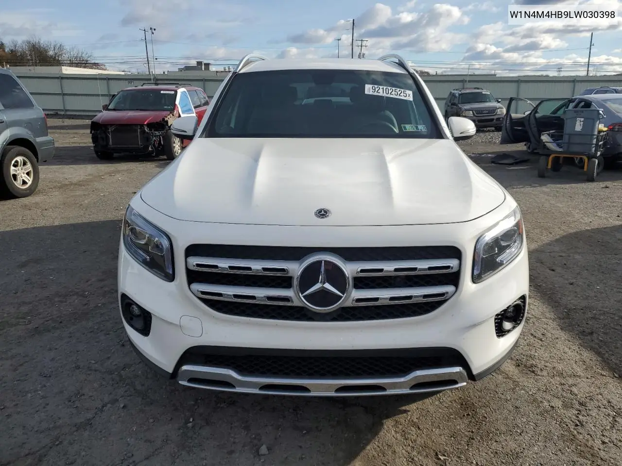 W1N4M4HB9LW030398 2020 Mercedes-Benz Glb 250 4Matic