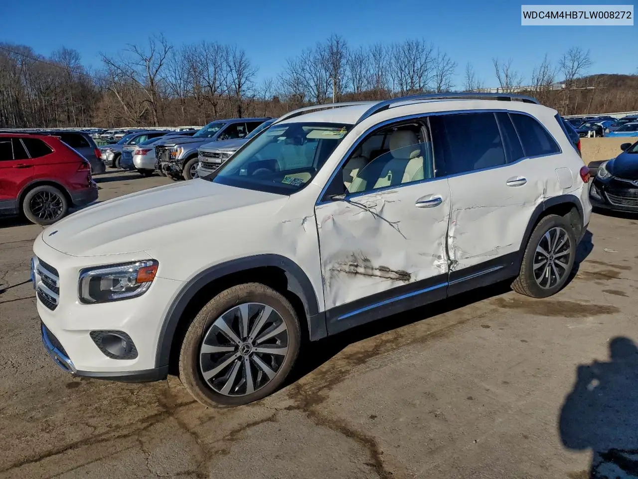 WDC4M4HB7LW008272 2020 Mercedes-Benz Glb 250 4Matic