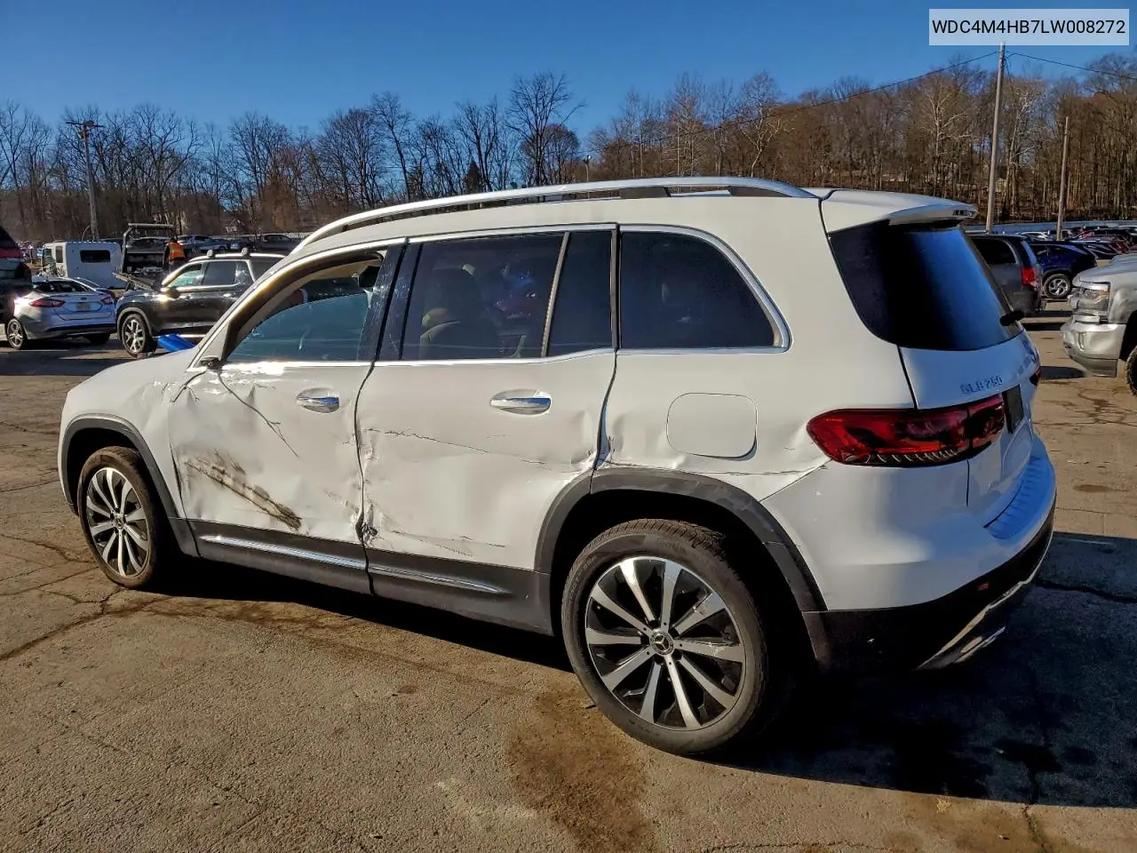 WDC4M4HB7LW008272 2020 Mercedes-Benz Glb 250 4Matic