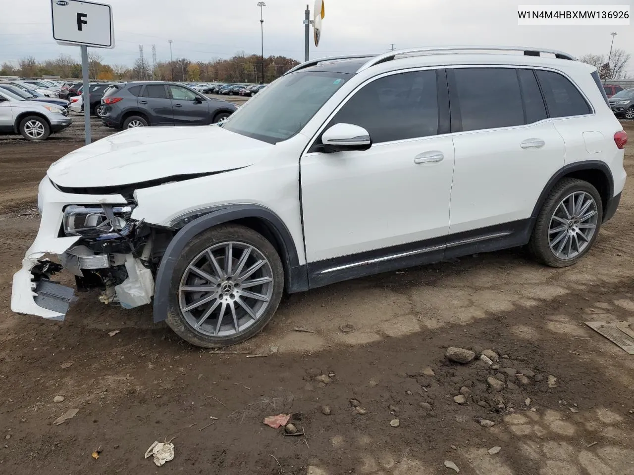 W1N4M4HBXMW136926 2021 Mercedes-Benz Glb 250 4Matic