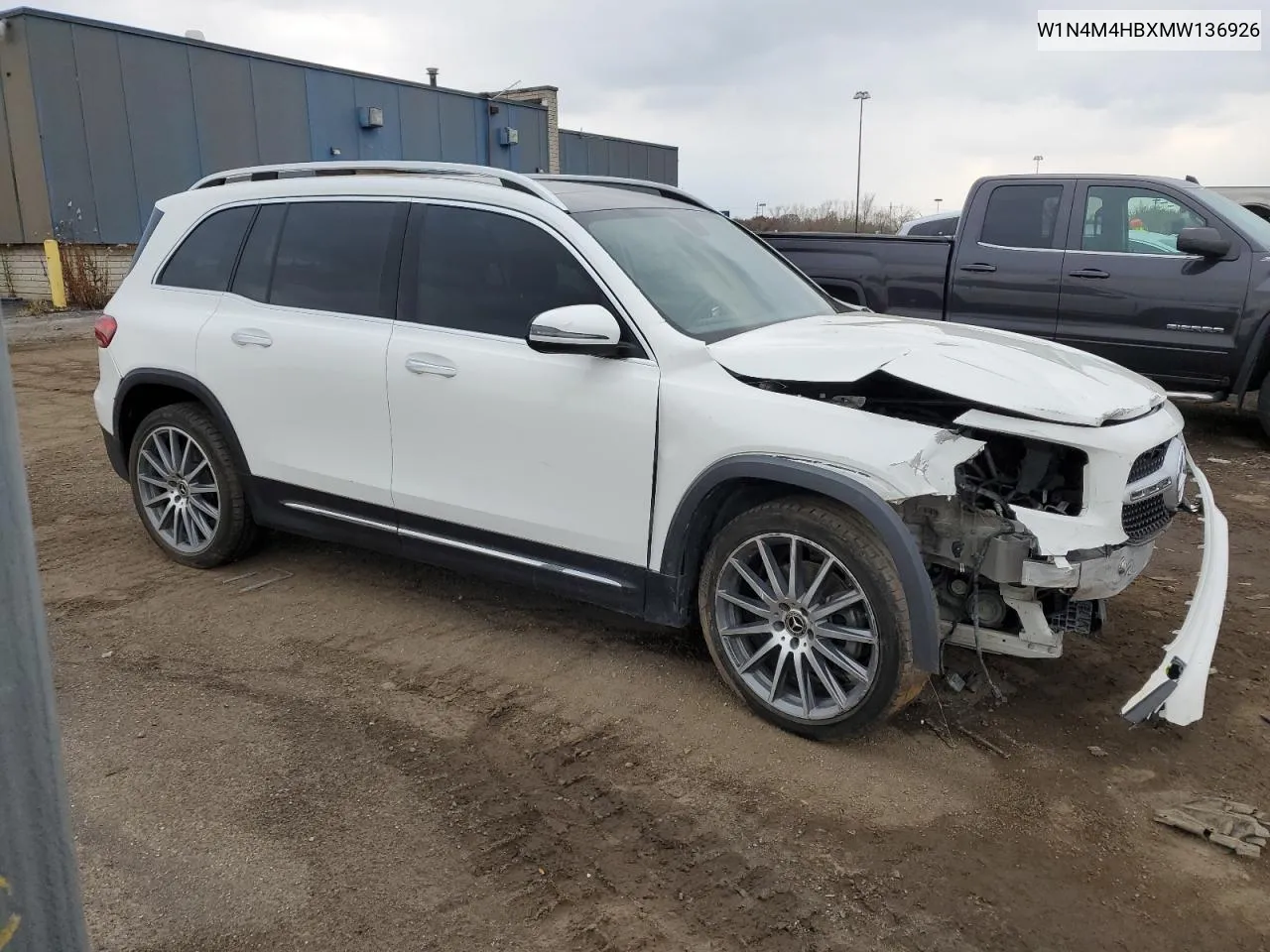 W1N4M4HBXMW136926 2021 Mercedes-Benz Glb 250 4Matic