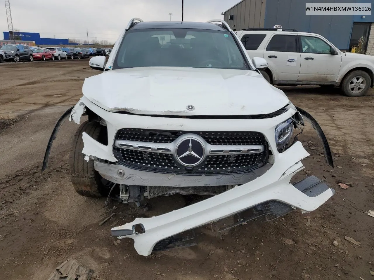 W1N4M4HBXMW136926 2021 Mercedes-Benz Glb 250 4Matic