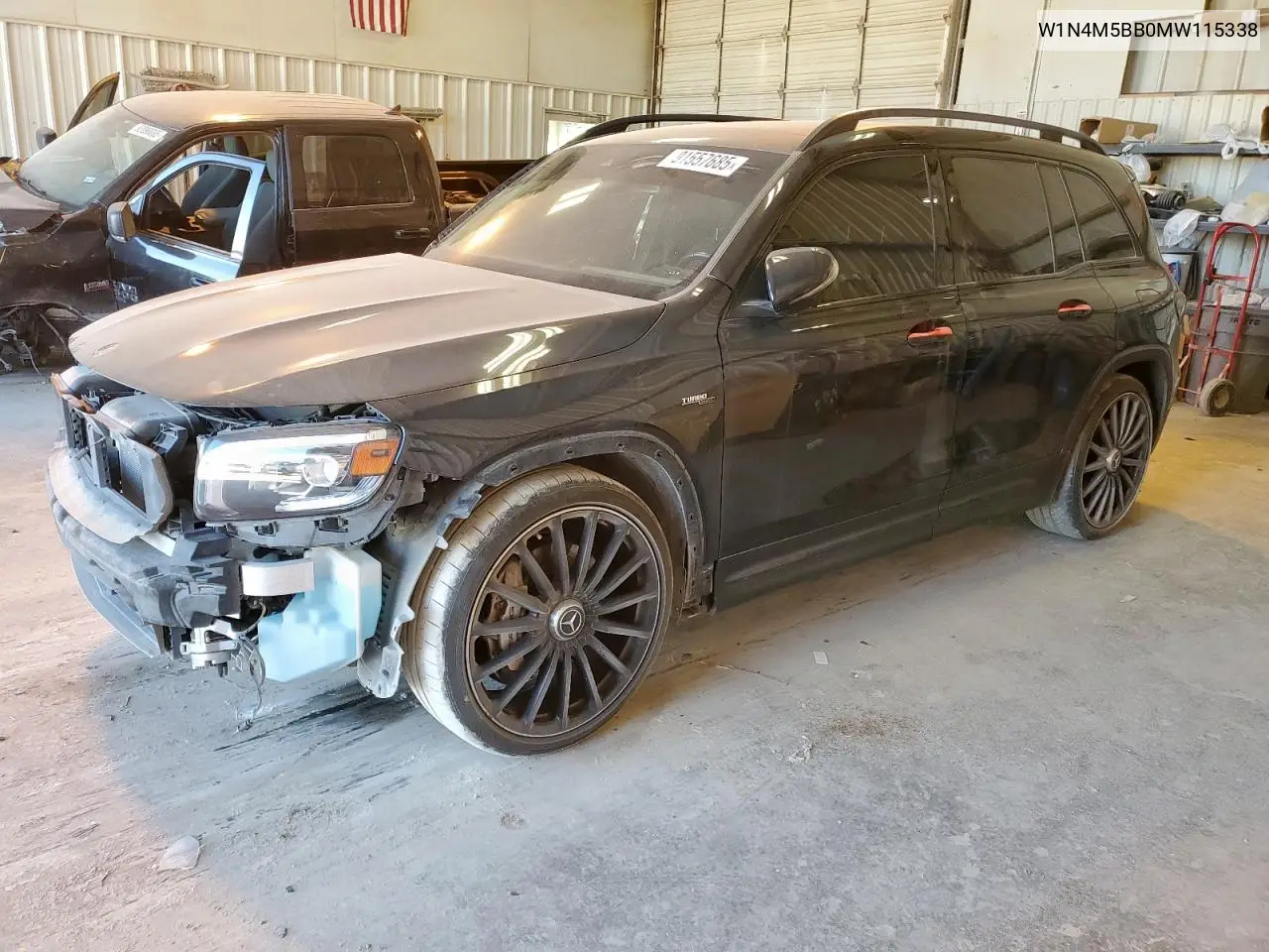 W1N4M5BB0MW115338 2021 Mercedes-Benz Glb Amg 35 4Matic