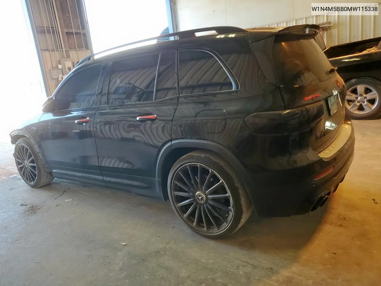 W1N4M5BB0MW115338 2021 Mercedes-Benz Glb Amg 35 4Matic