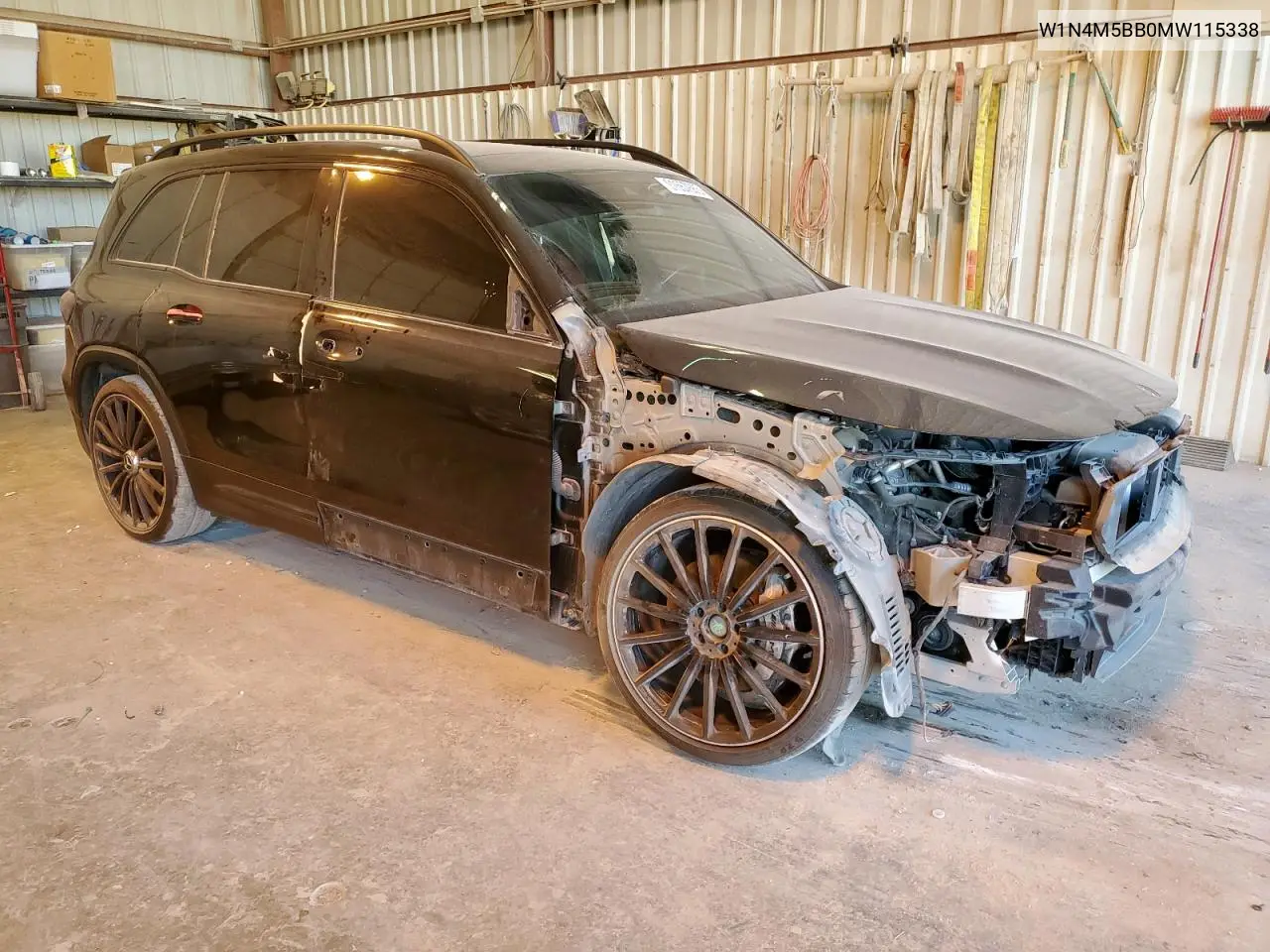 W1N4M5BB0MW115338 2021 Mercedes-Benz Glb Amg 35 4Matic
