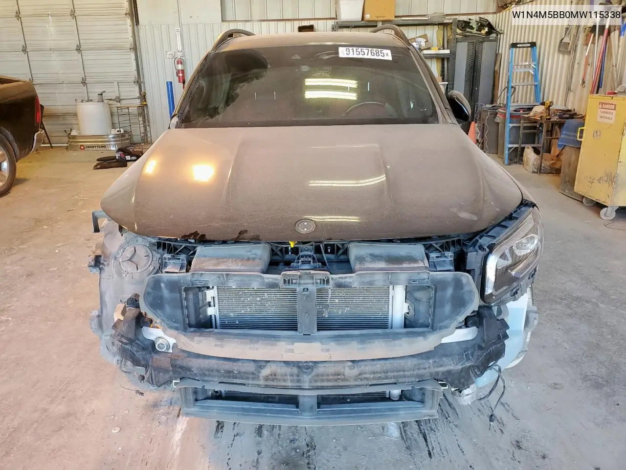 W1N4M5BB0MW115338 2021 Mercedes-Benz Glb Amg 35 4Matic