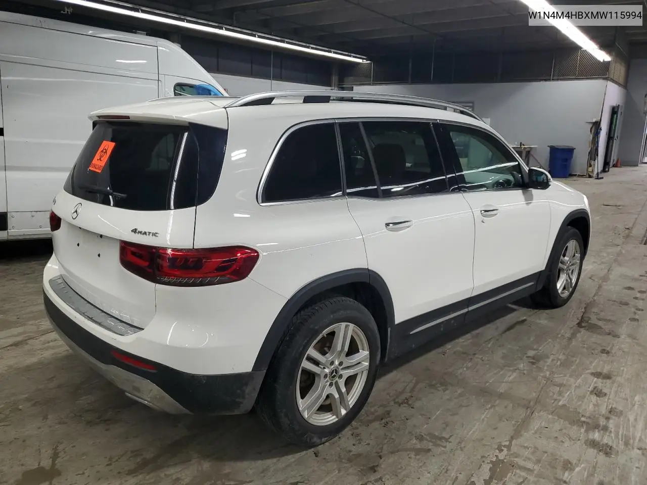 W1N4M4HBXMW115994 2021 Mercedes-Benz Glb 250 4Matic