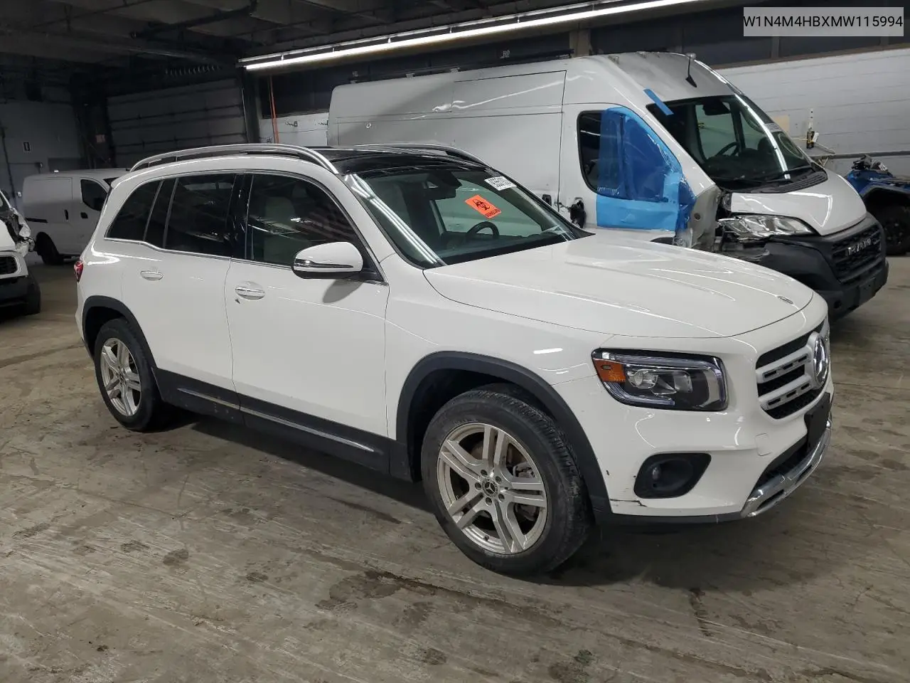W1N4M4HBXMW115994 2021 Mercedes-Benz Glb 250 4Matic