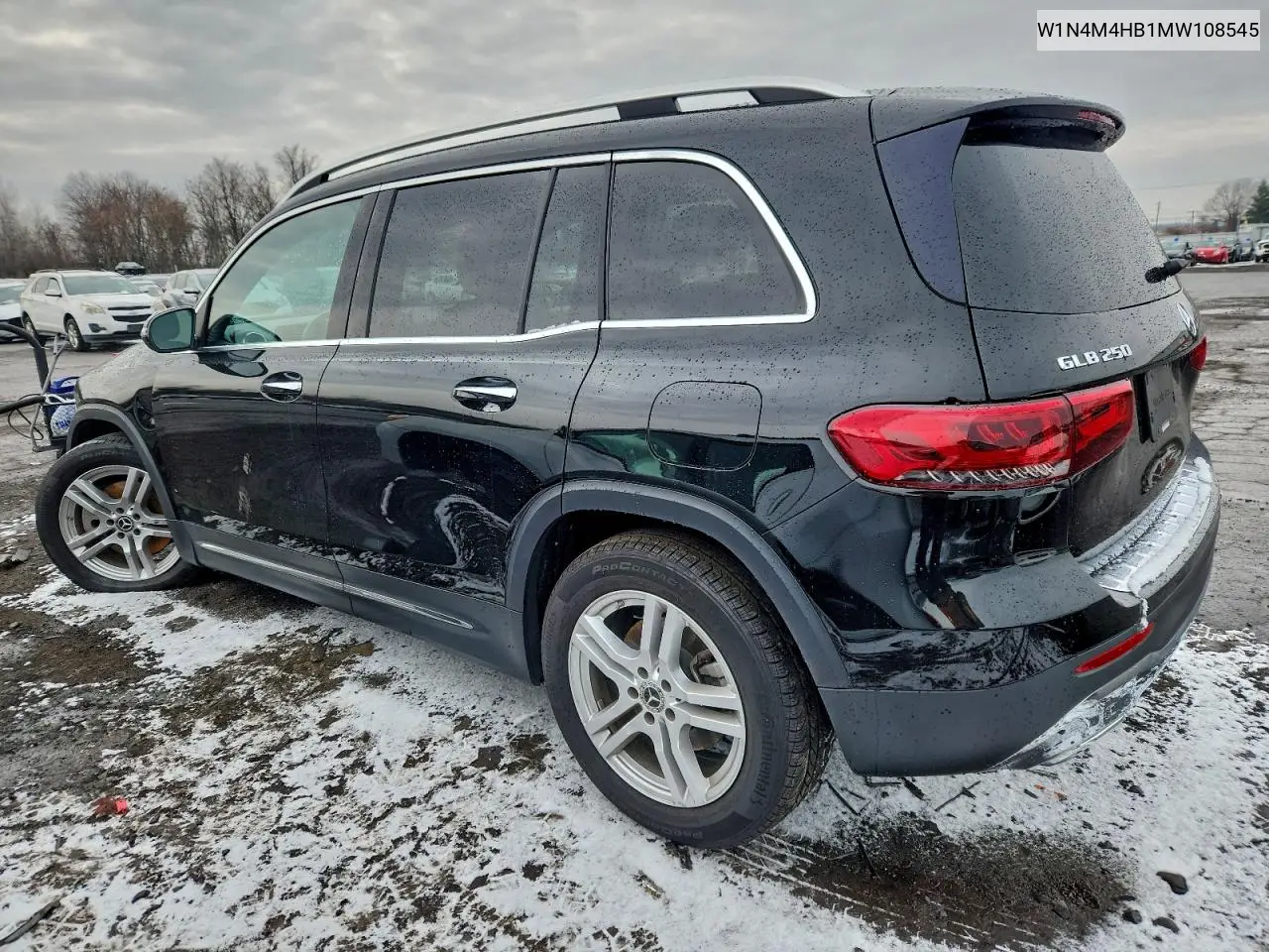 W1N4M4HB1MW108545 2021 Mercedes-Benz Glb 250 4Matic