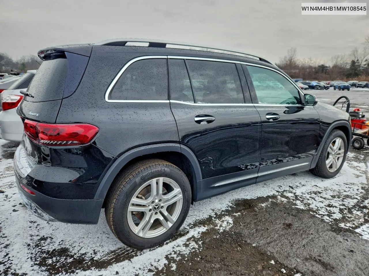 W1N4M4HB1MW108545 2021 Mercedes-Benz Glb 250 4Matic