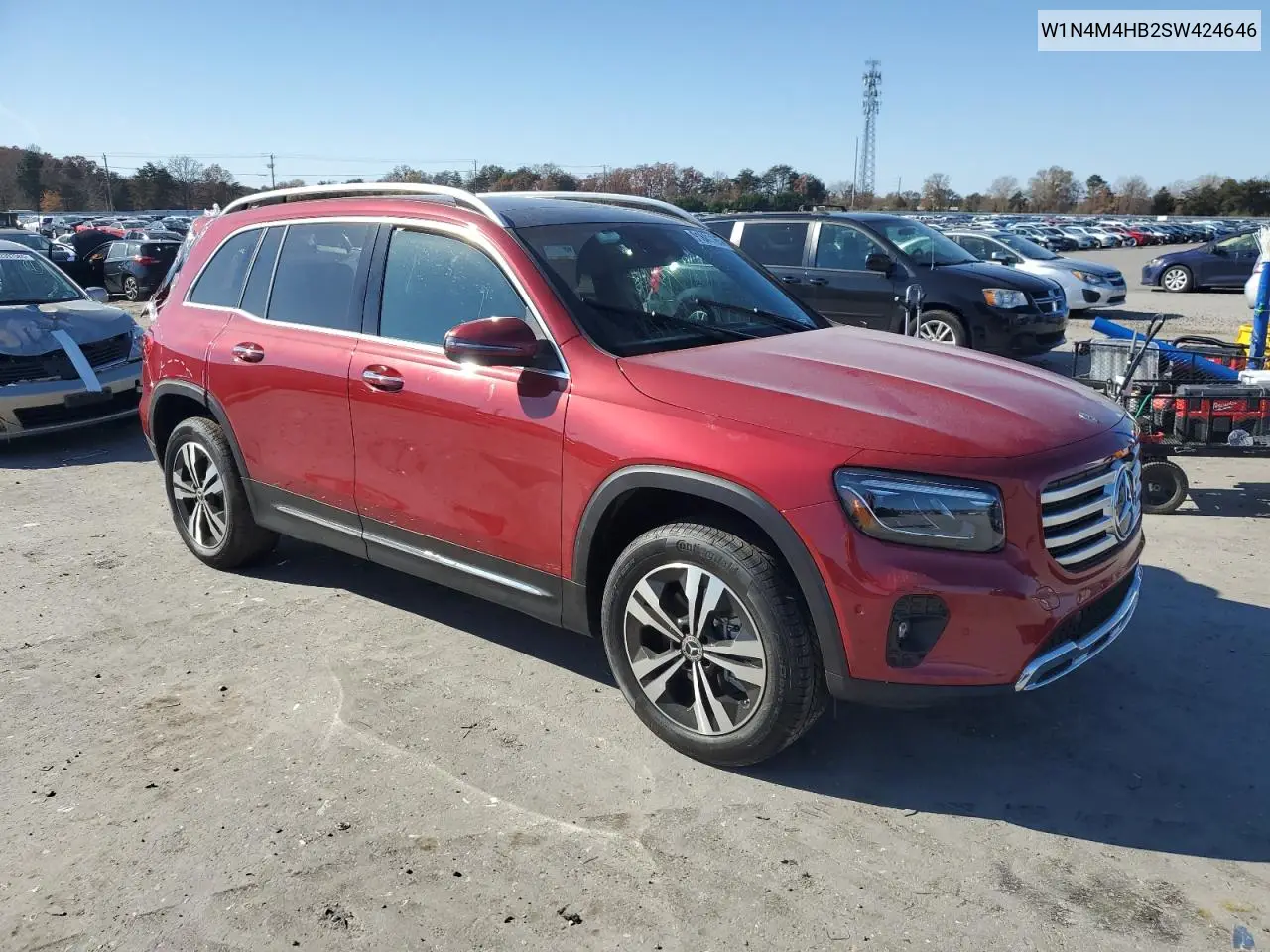 W1N4M4HB2SW424646 2025 Mercedes-Benz Glb 250 4Matic