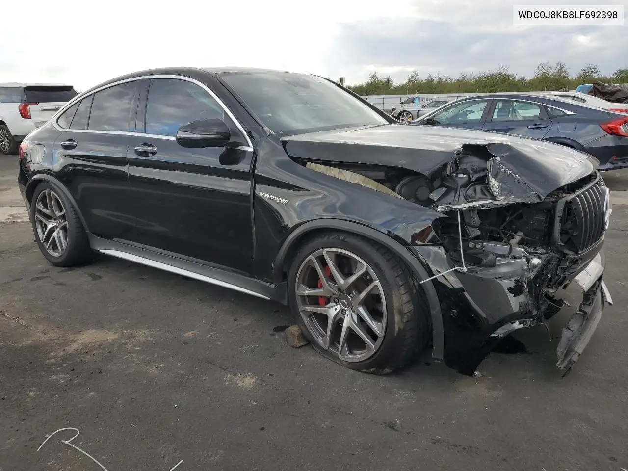 WDC0J8KB8LF692398 2020 Mercedes-Benz Glc Coupe 63 S 4Matic Amg