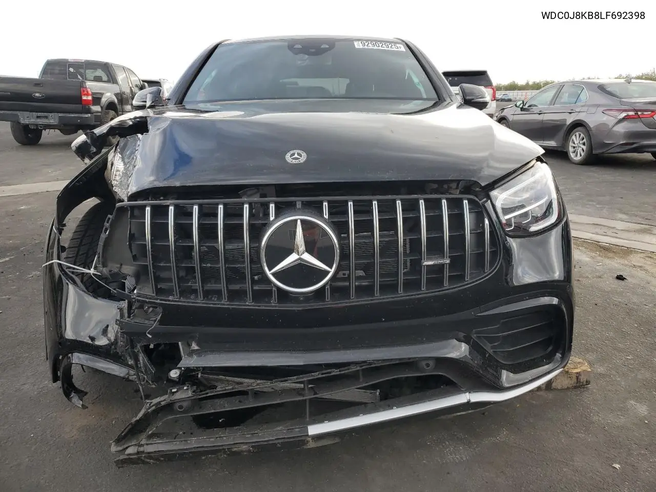 WDC0J8KB8LF692398 2020 Mercedes-Benz Glc Coupe 63 S 4Matic Amg