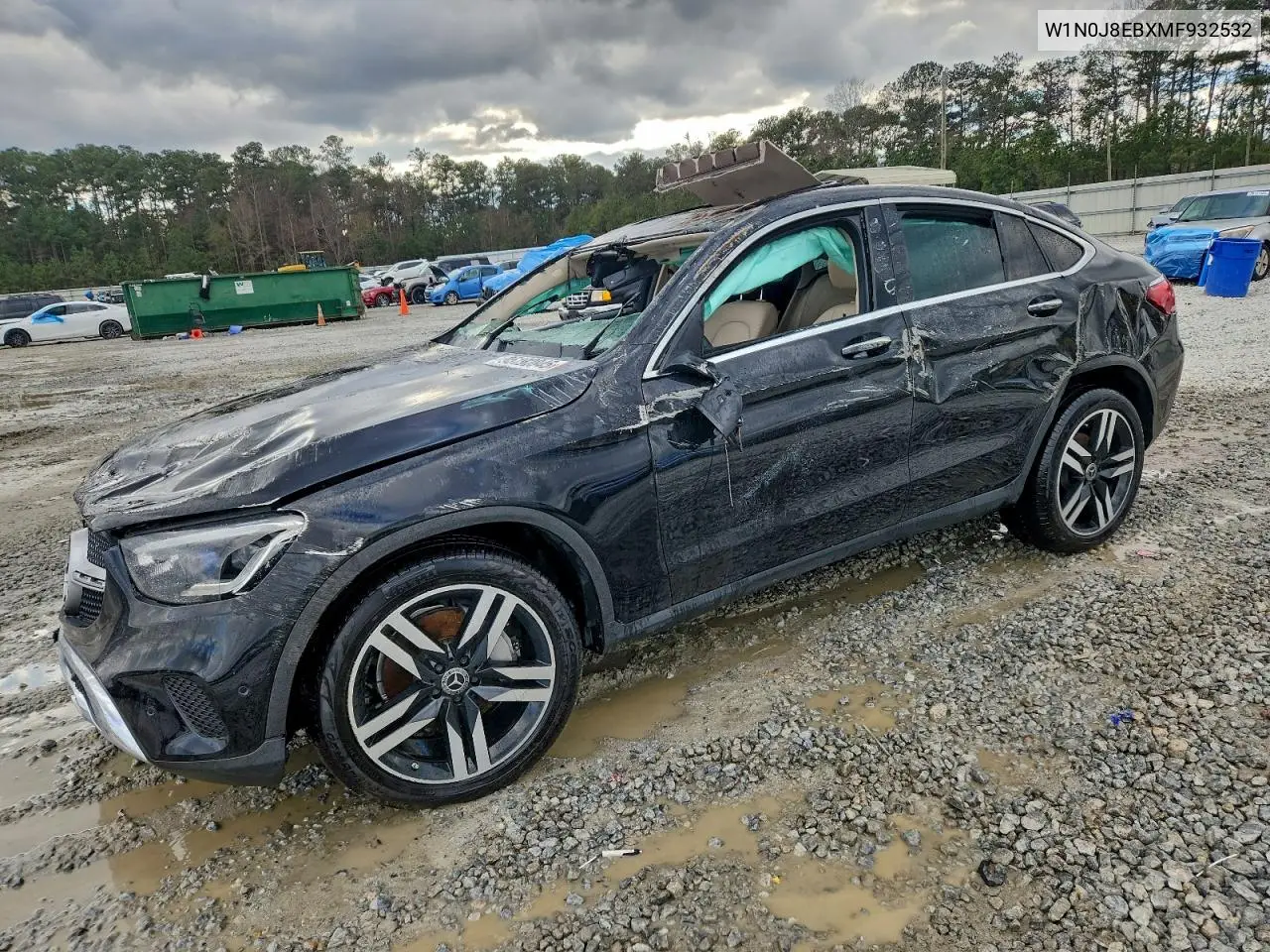 W1N0J8EBXMF932532 2021 Mercedes-Benz Glc Coupe 300 4Matic