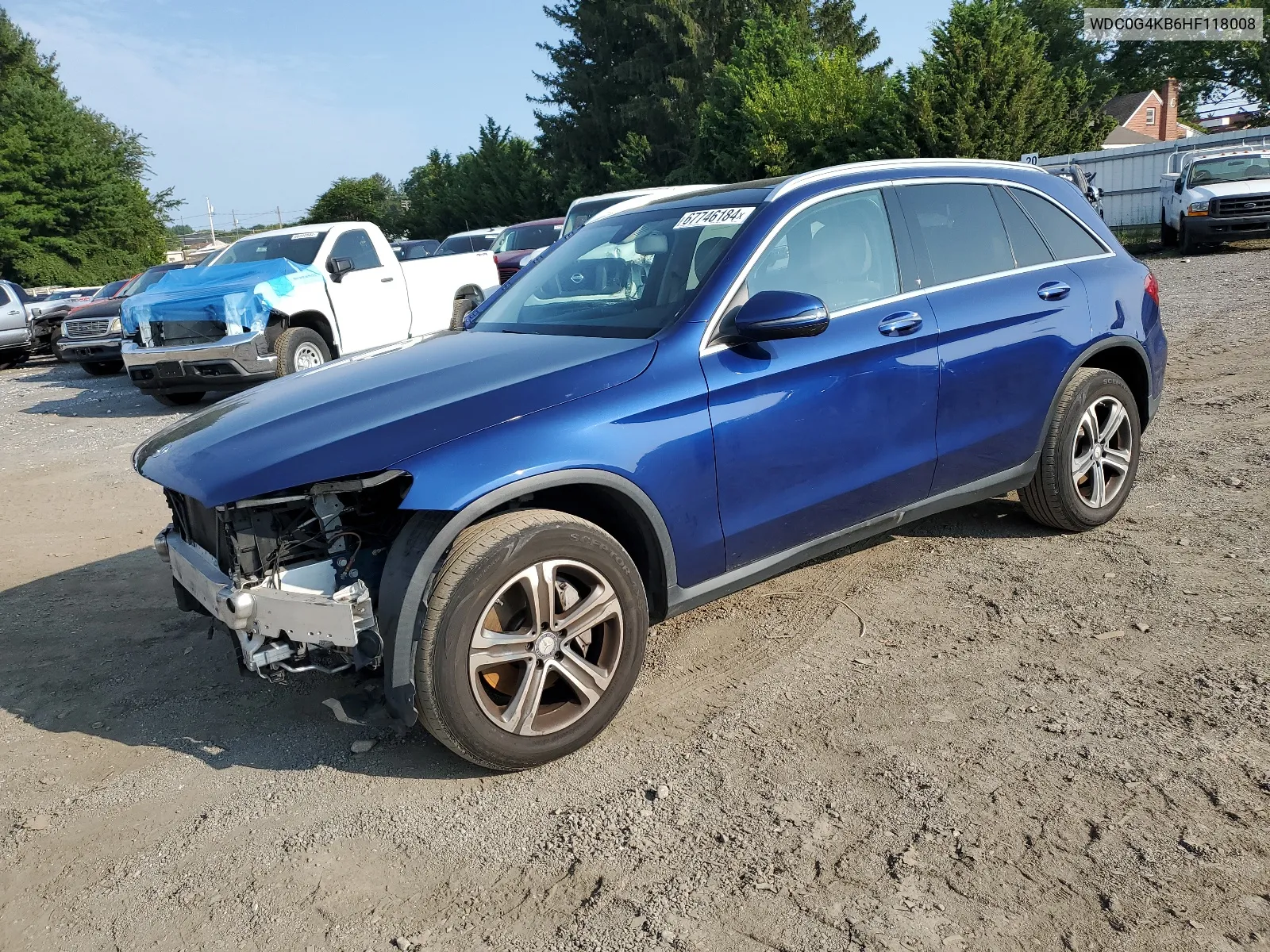 WDC0G4KB6HF118008 2017 Mercedes-Benz Glc 300 4Matic