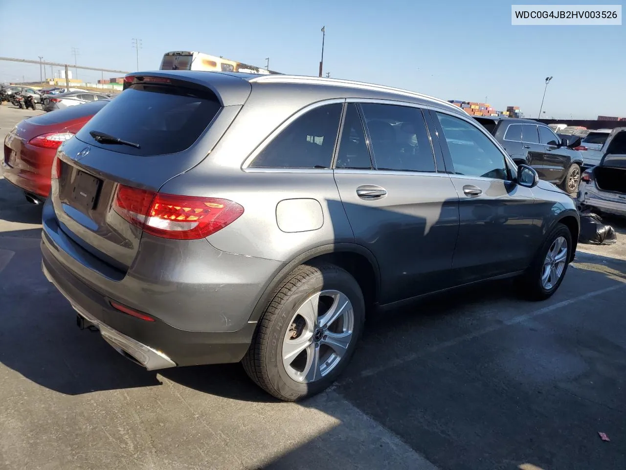 WDC0G4JB2HV003526 2017 Mercedes-Benz Glc 300