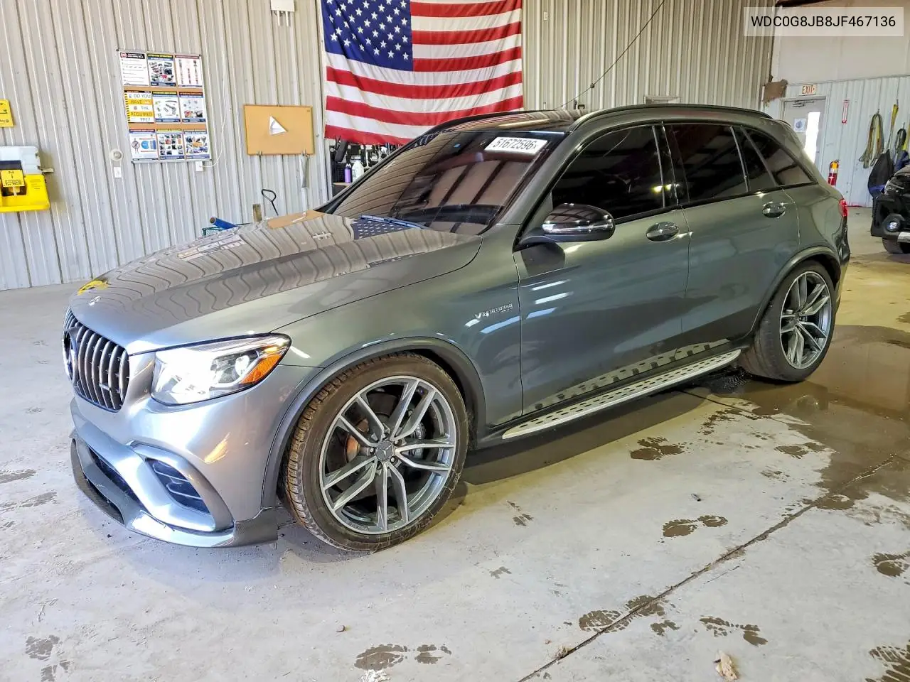 WDC0G8JB8JF467136 2018 Mercedes-Benz Glc 63 4Matic Amg