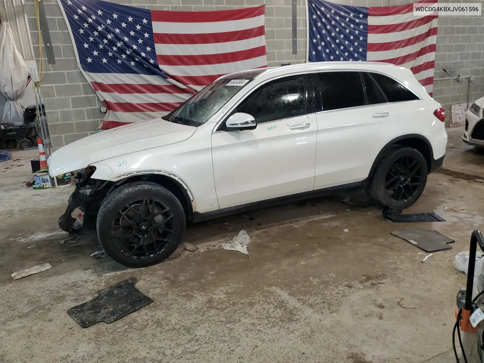 WDC0G4KBXJV061596 2018 Mercedes-Benz Glc 300 4Matic